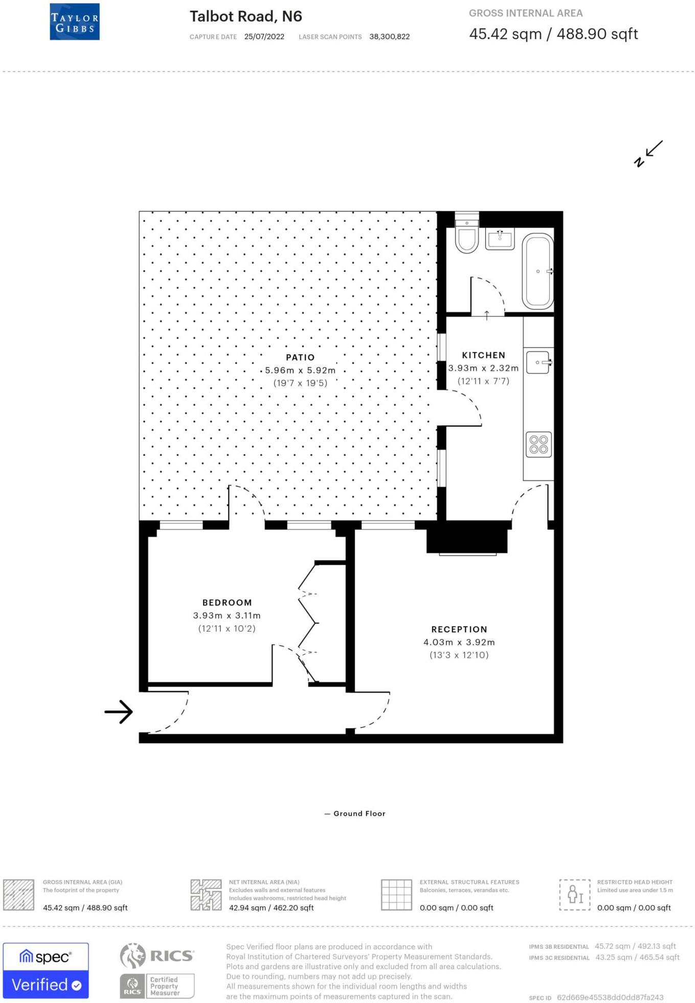 Talbot Road, Highgate, N6 floorplan