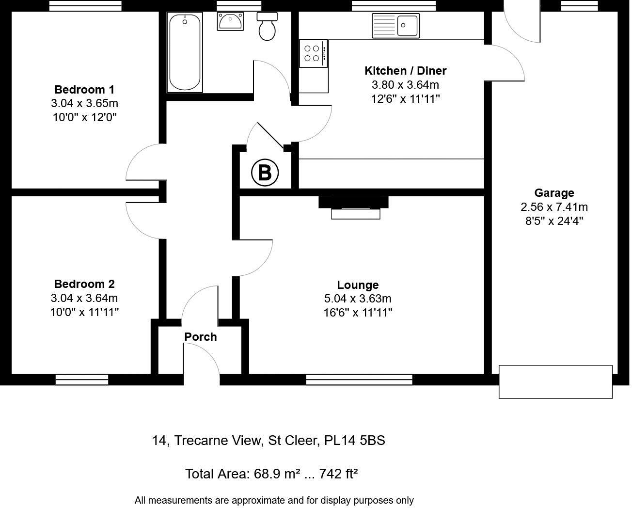 Trecarne View, Liskeard floorplan