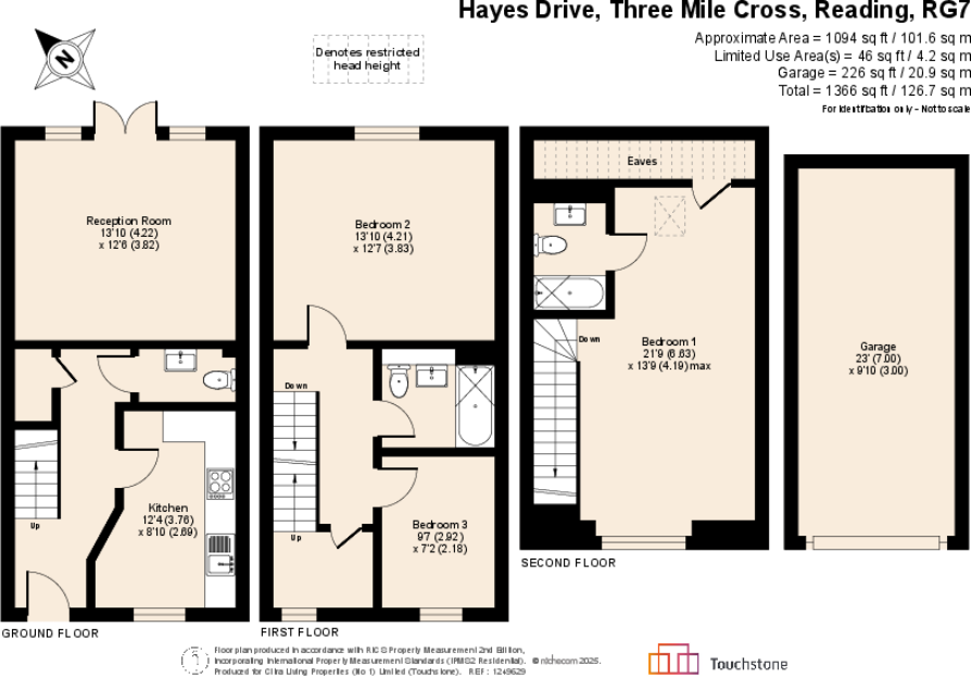Hayes Drive, Three Mile Cross, Wokingham floorplan