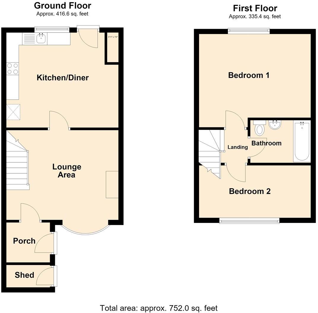 Kirkwood Avenue, Birmingham floorplan