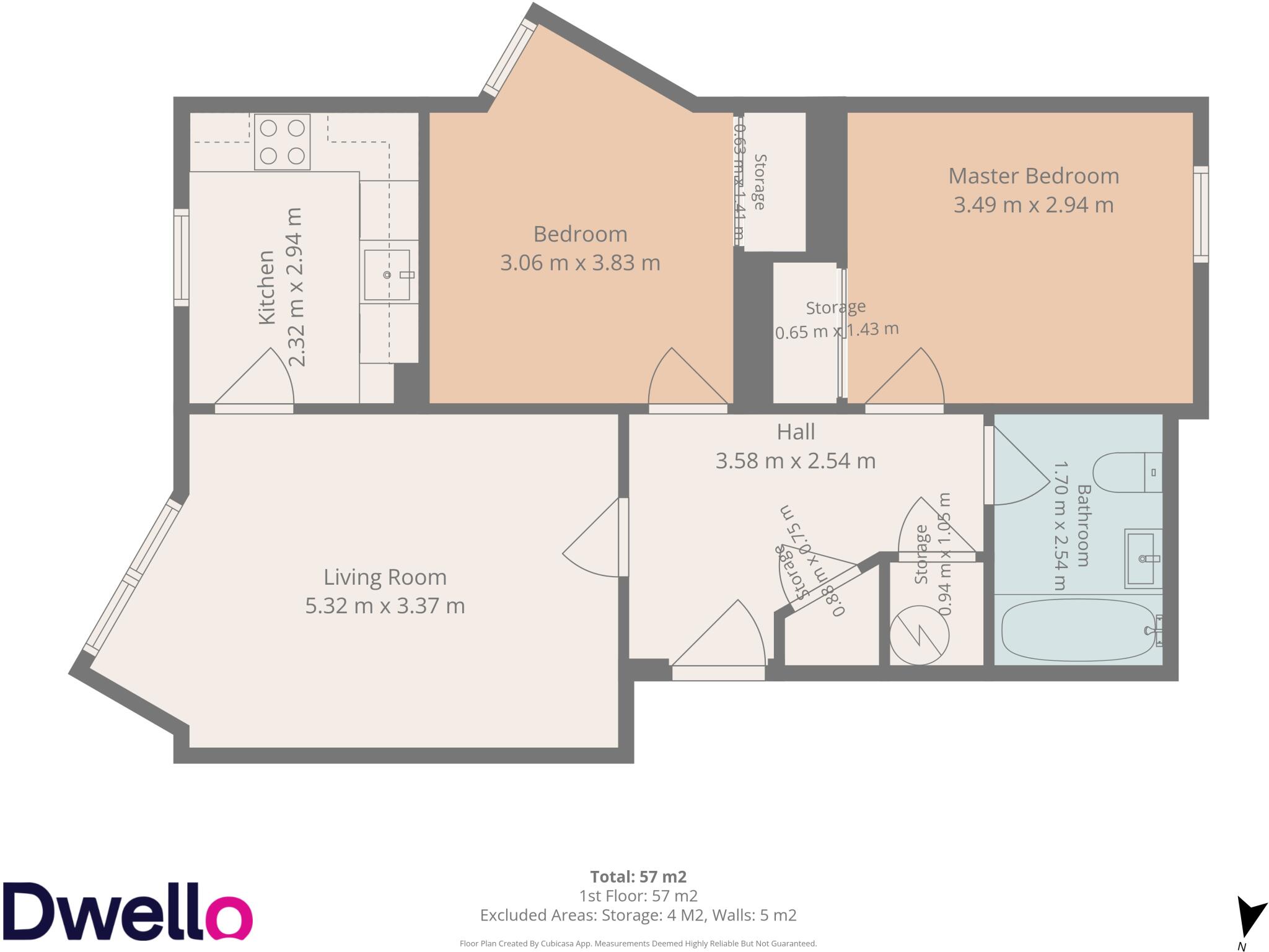 Fortuna Court, Falkirk, FK1 floorplan