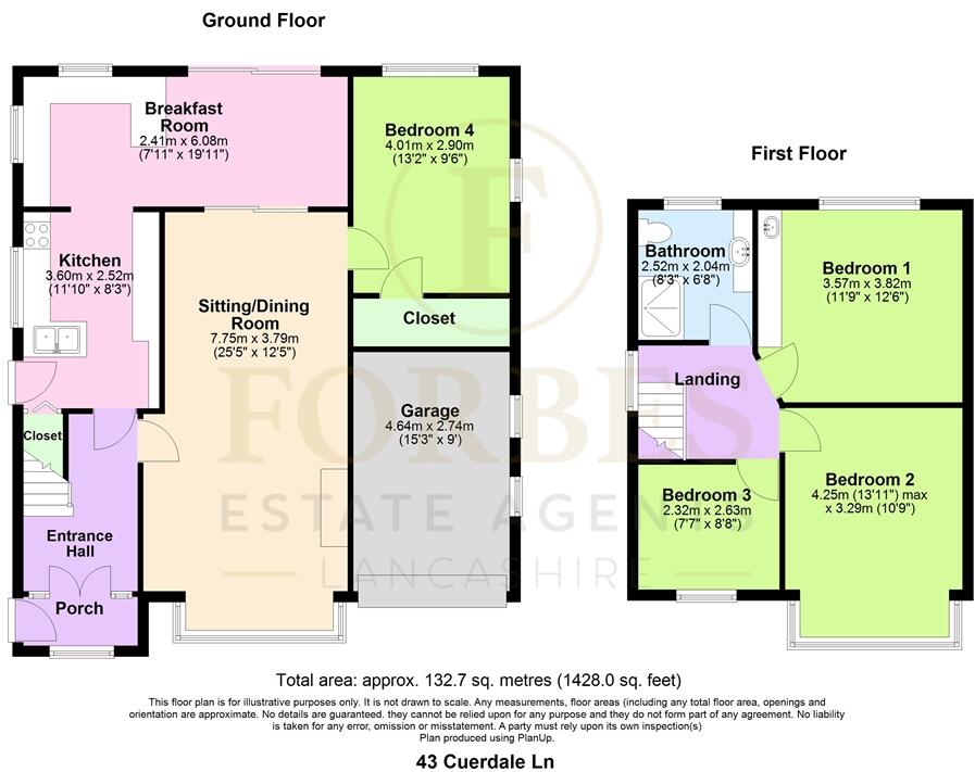 Cuerdale Lane, Walton-le-Dale, Preston, PR5 floorplan