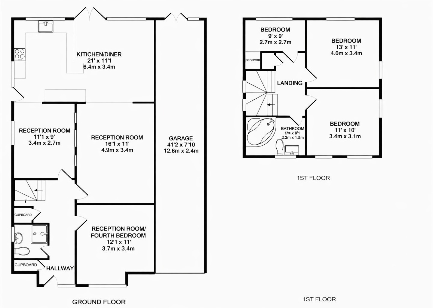 Lodge Grove, Yateley floorplan