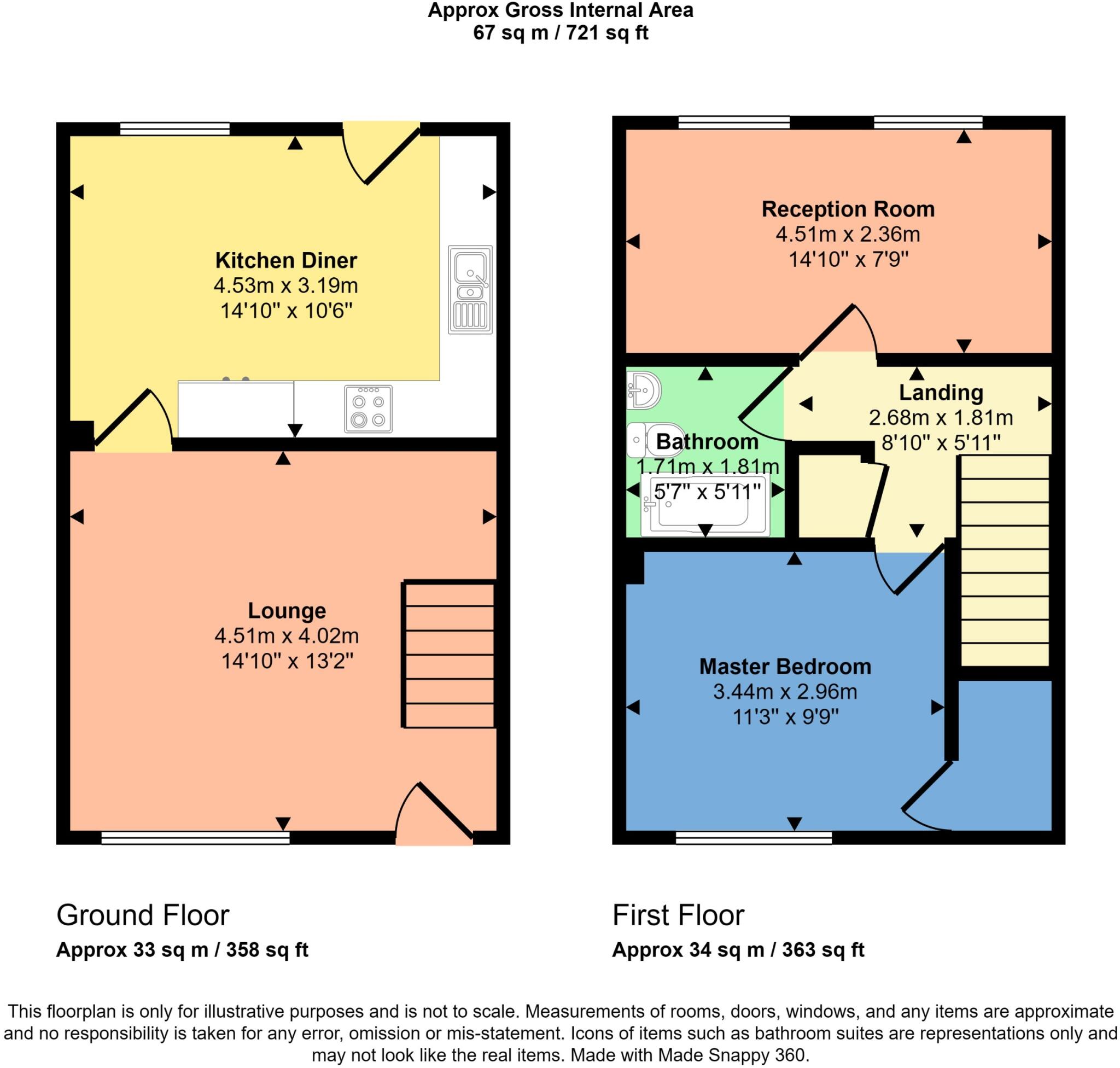 Foxley Close, Warminster, BA12 floorplan