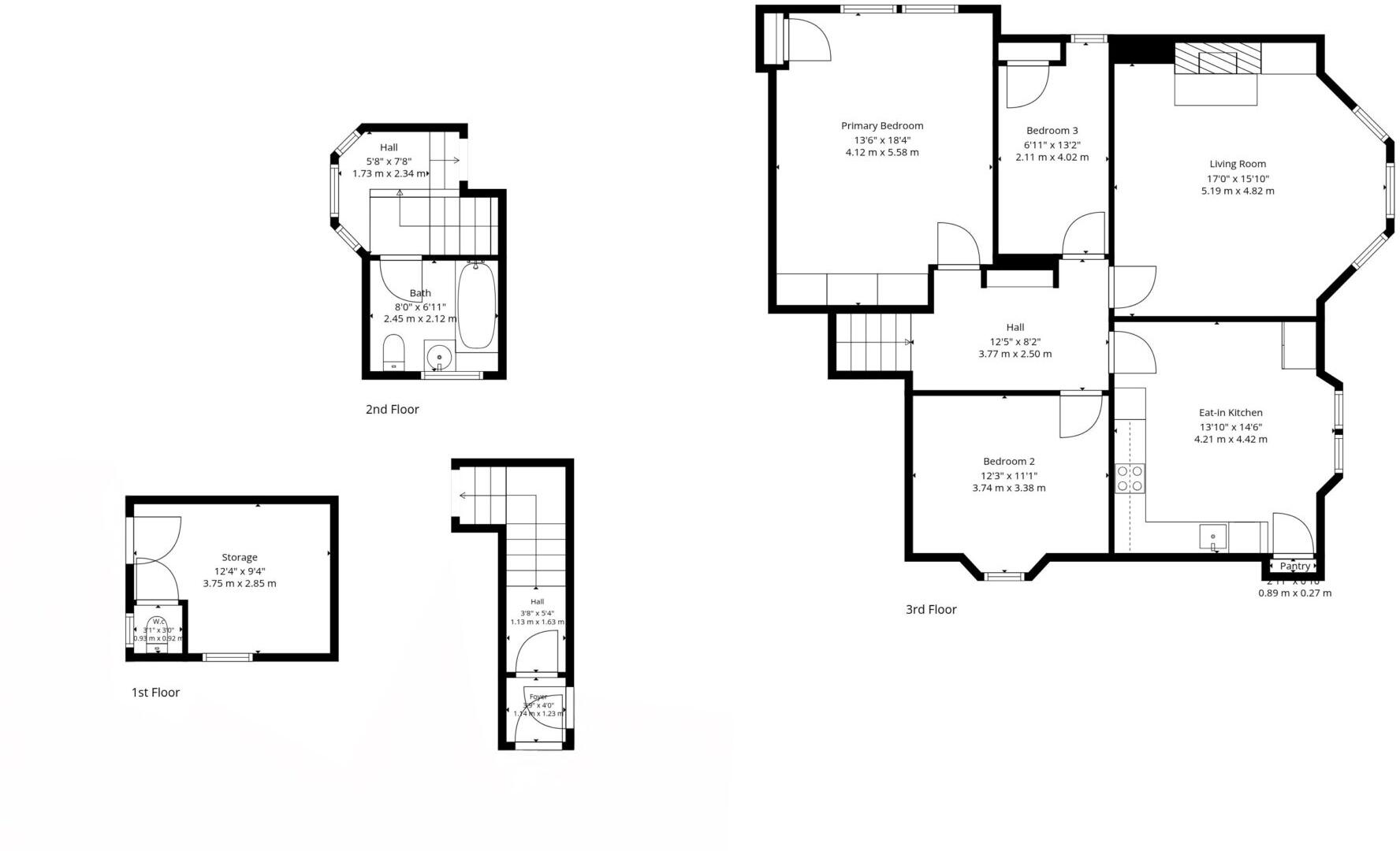 98a St Andrews Drive, Pollokshields, G41 4RX floorplan