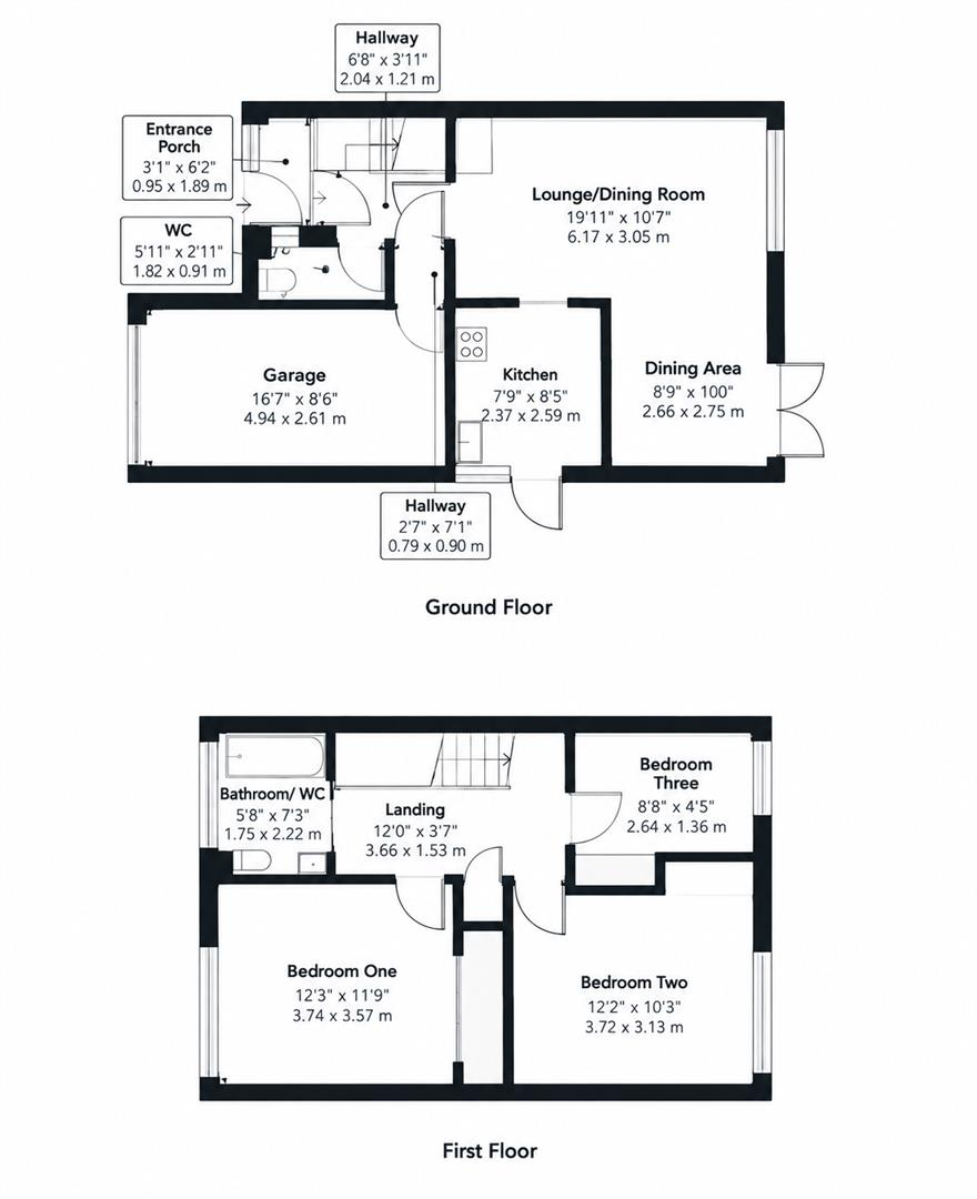 Heighton Crescent, Newhaven floorplan