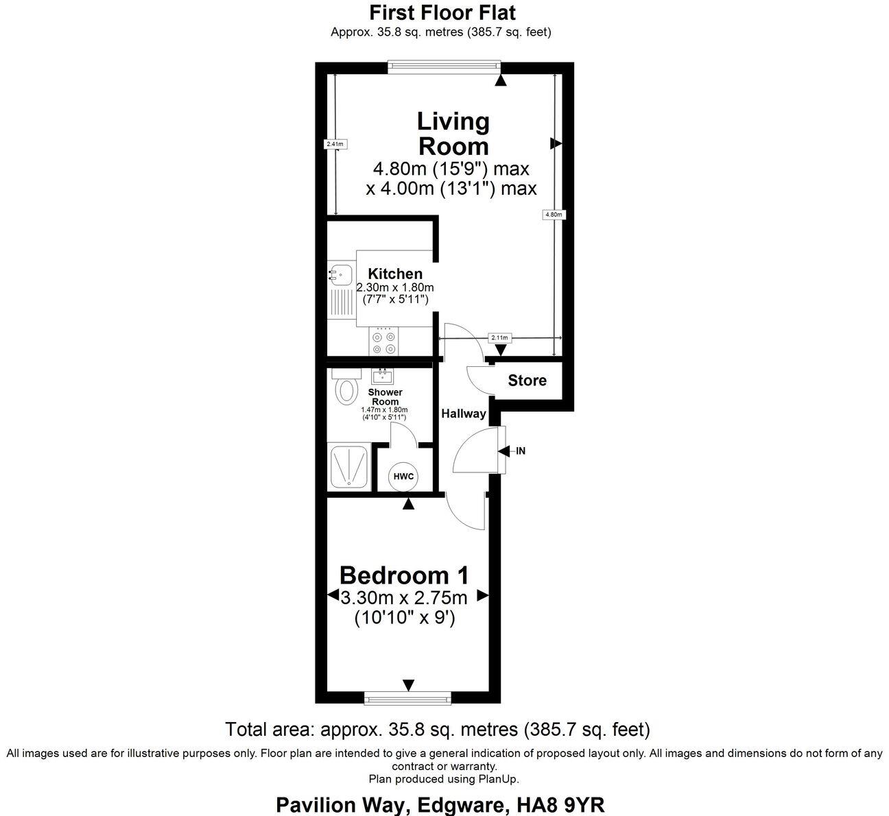 Pavilion Way, Edgware, HA8 floorplan