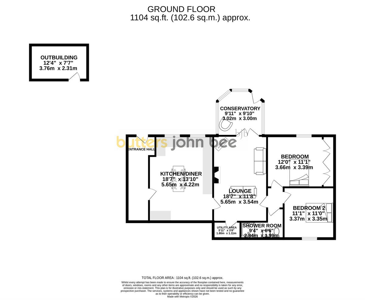 Crewe Road, Alsager floorplan