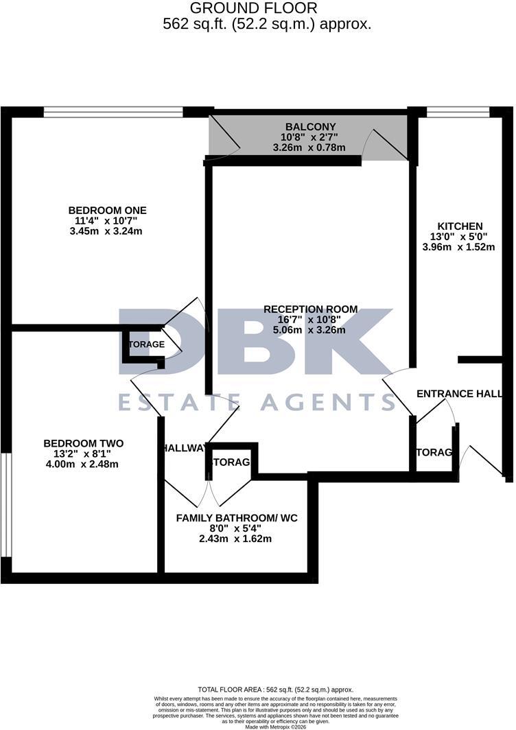The Gables, Heston Road, Heston, TW5 floorplan