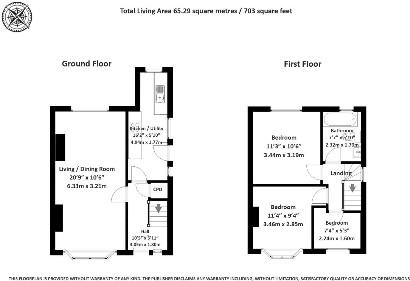 Braemar Road, Lillington, Leamington Spa floorplan