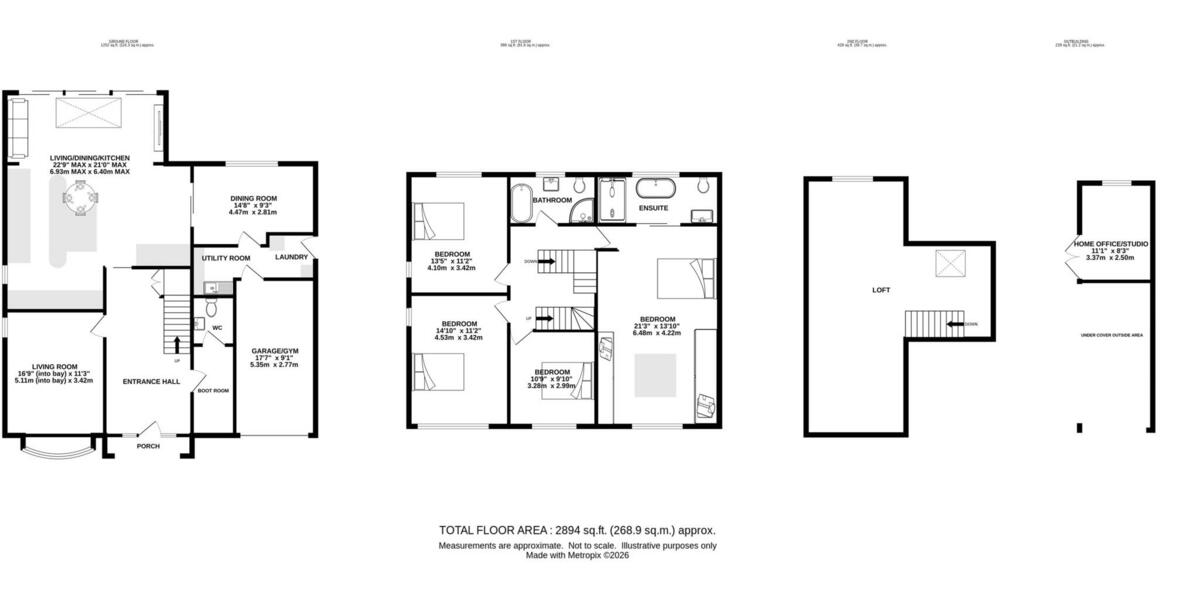 Malt Kiln Road, Knutsford, WA16 floorplan