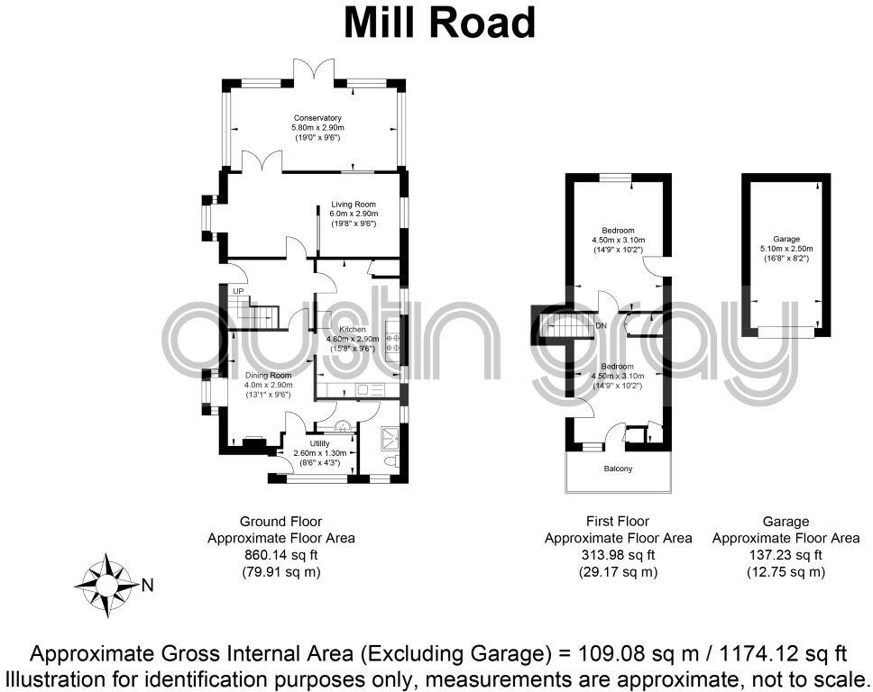 42 Mill Road, Lancing, West Sussex, BN15 0PZ floorplan
