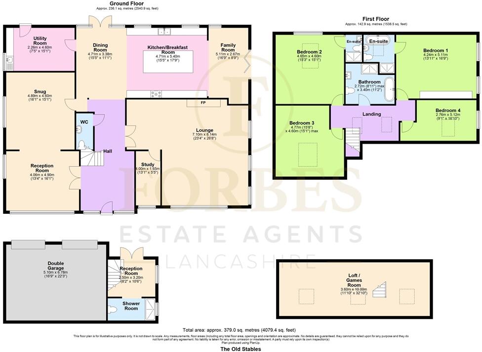 The Old Stables, Stocks Lane, Heskin, PR7 floorplan