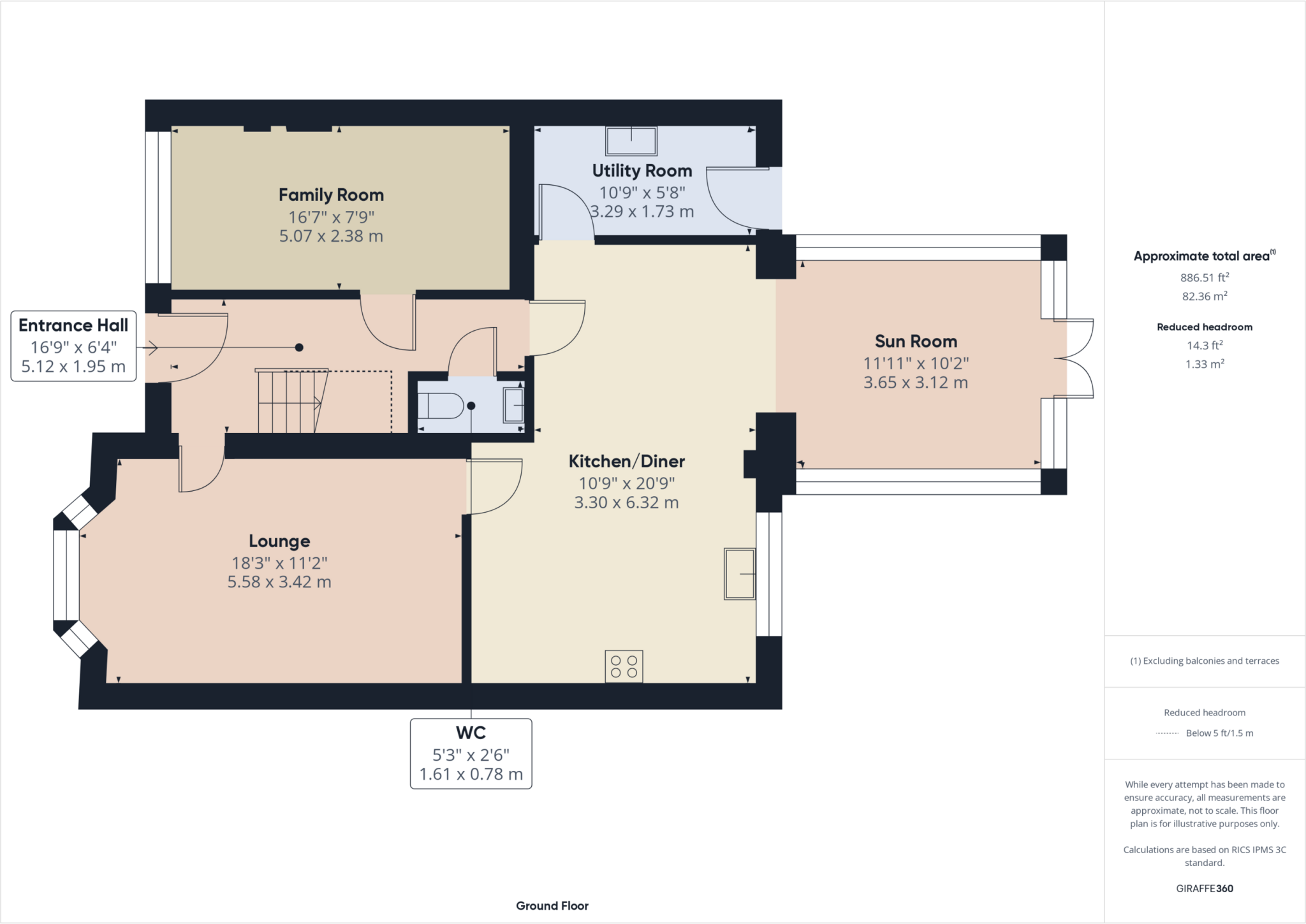 Warwick Close, Littleover floorplan