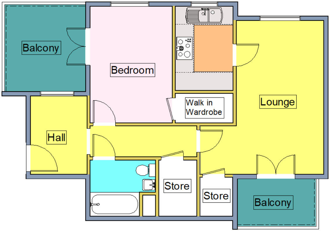 Pavilion Court, Felixstowe floorplan
