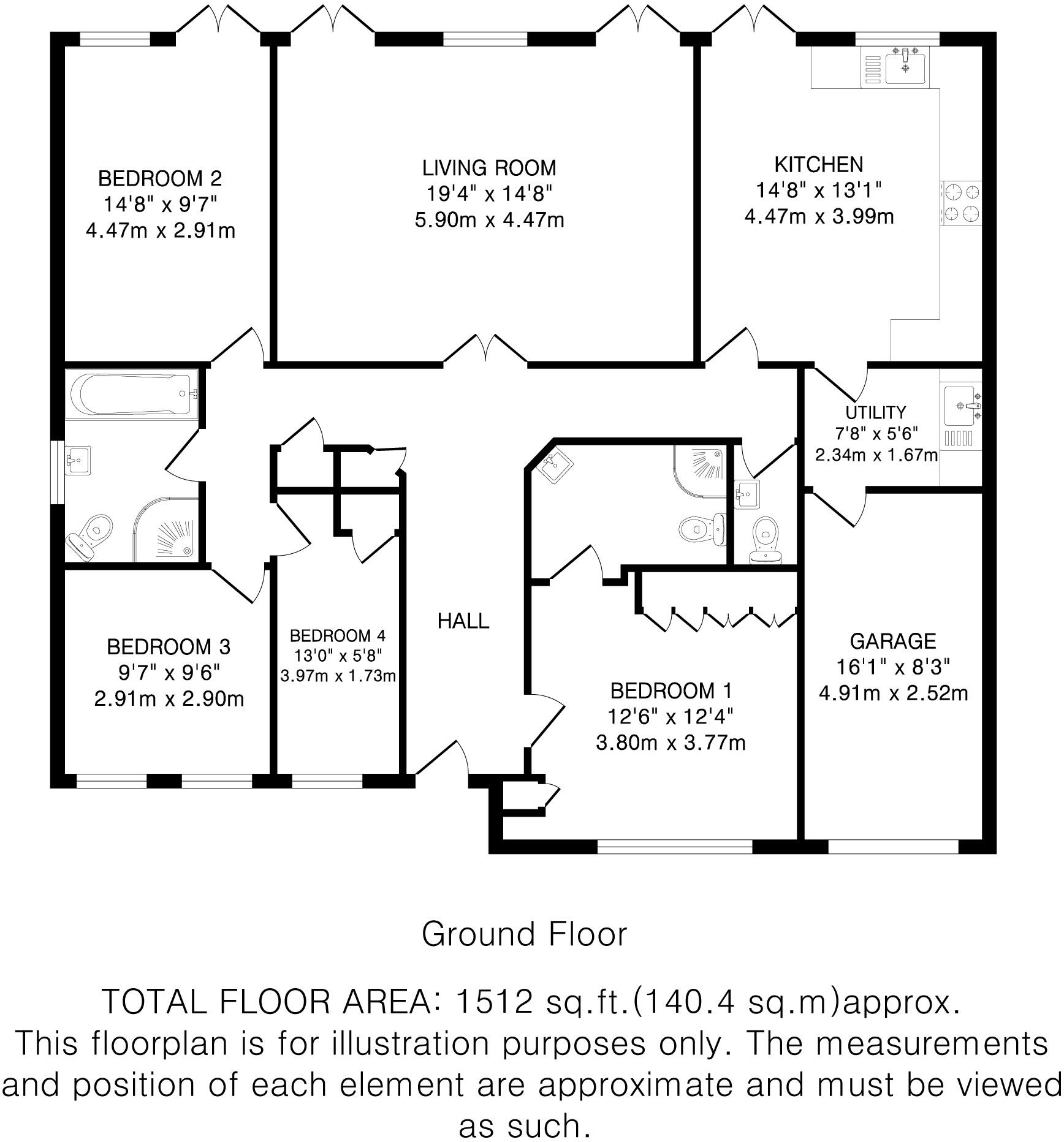 Reddings, Welwyn Garden City, AL8 floorplan
