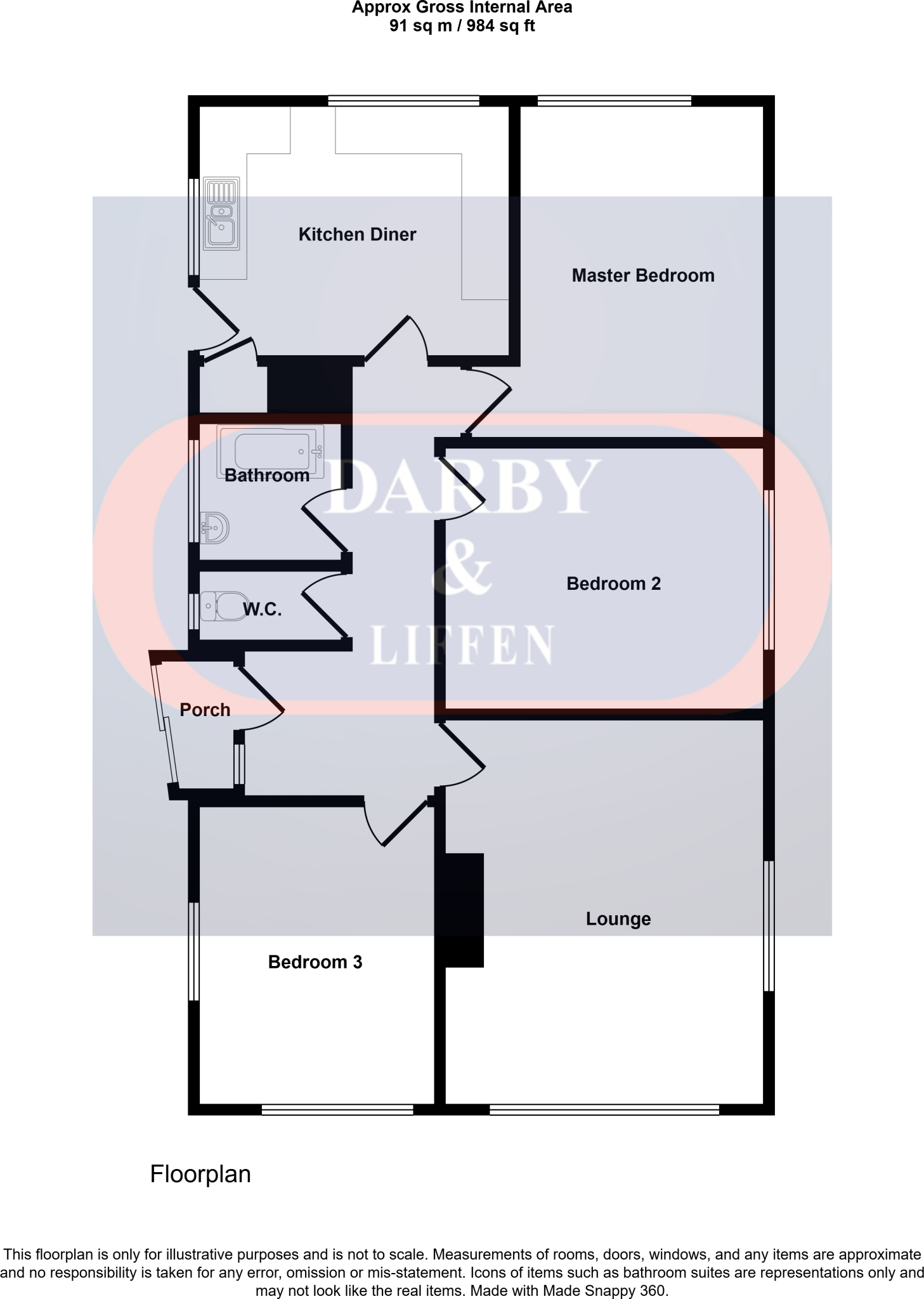 Brasenose Avenue, Gorleston floorplan