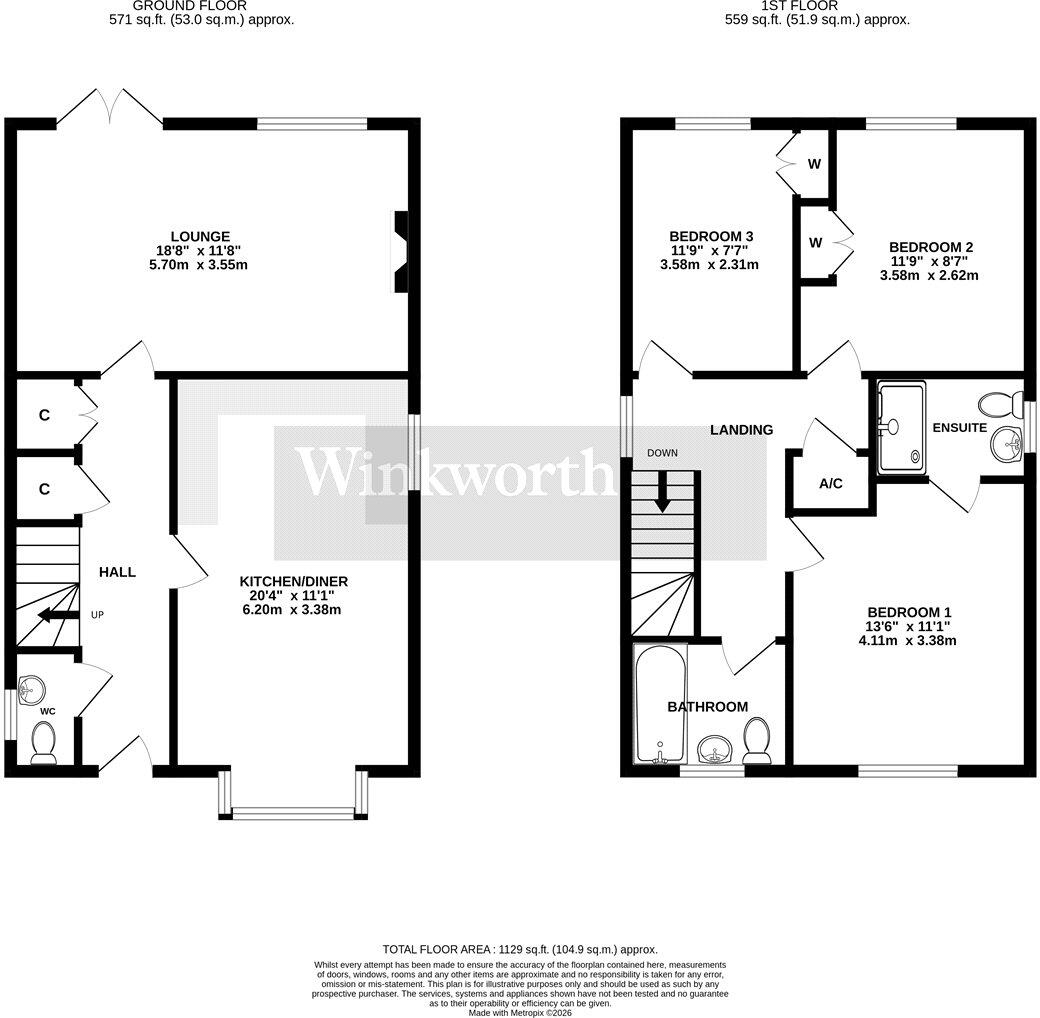Crown Meadow, Reepham, Norwich, Norfolk, NR10 floorplan