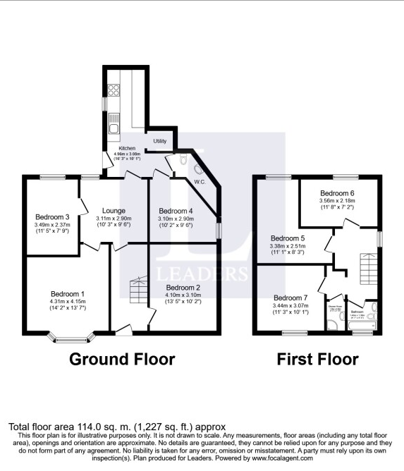 Westlea Road, CV31 floorplan