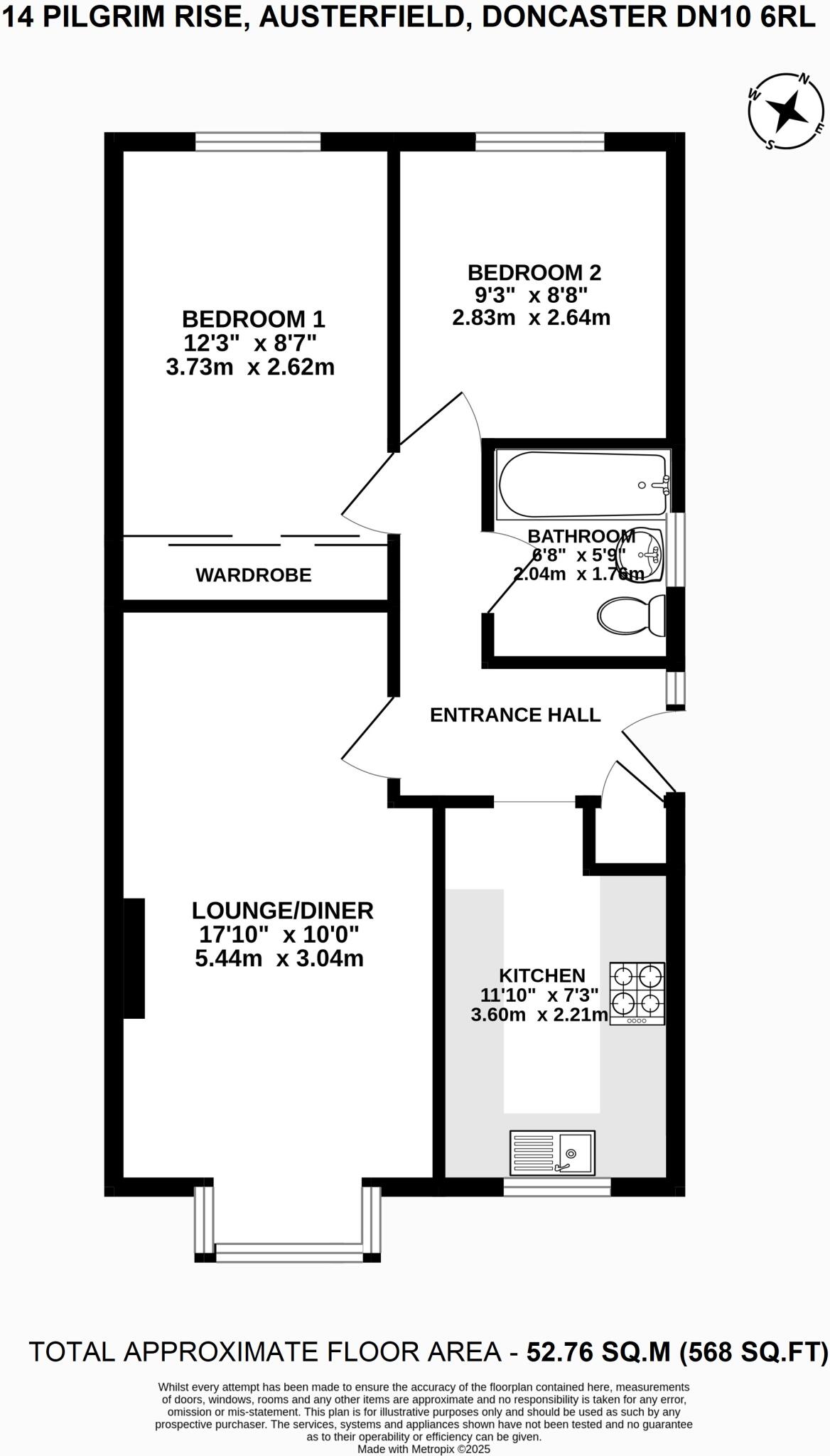 Pilgrim Rise, Austerfield, Doncaster floorplan