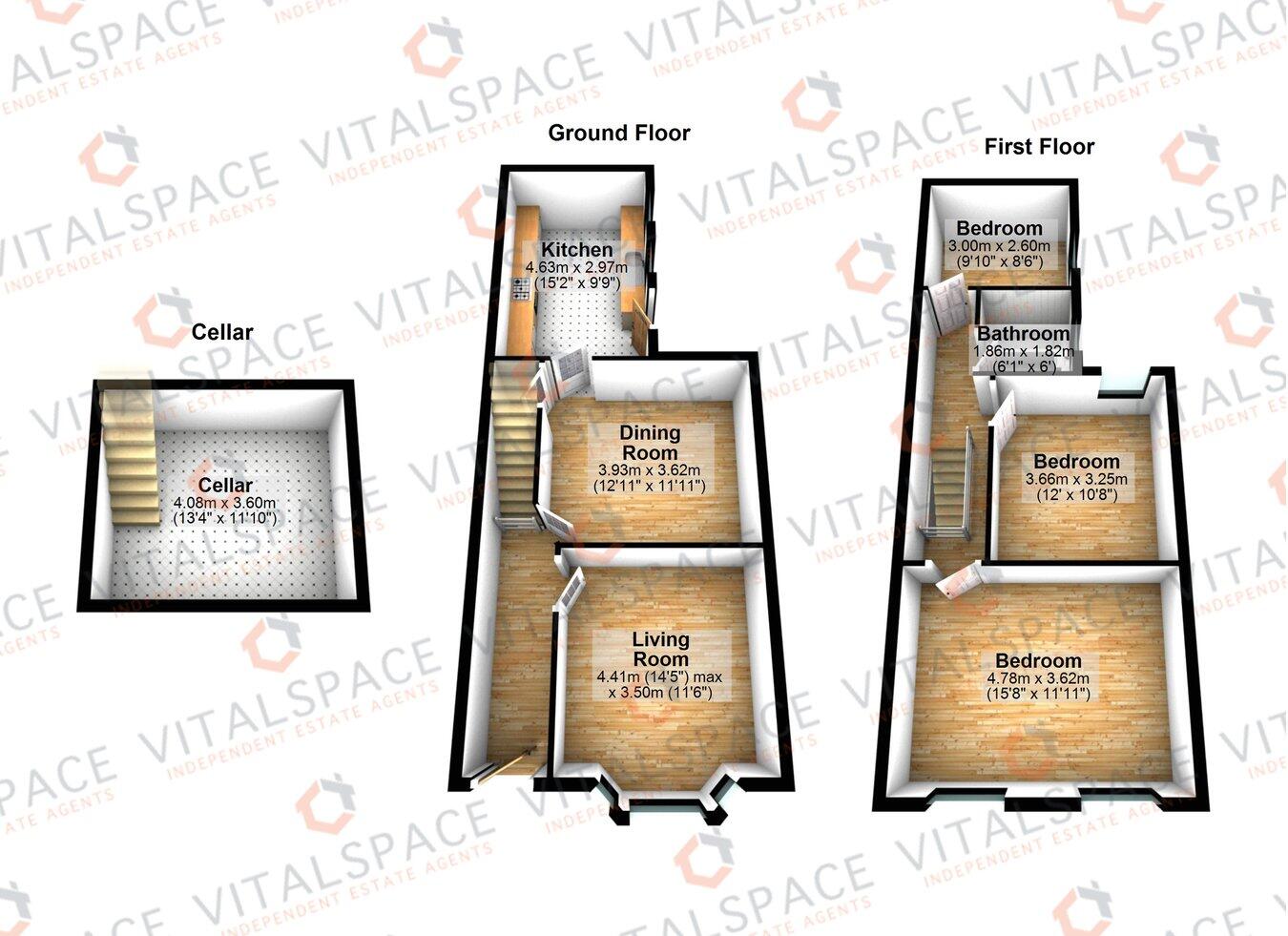 Barton Avenue, Urmston, Manchester, M41 floorplan