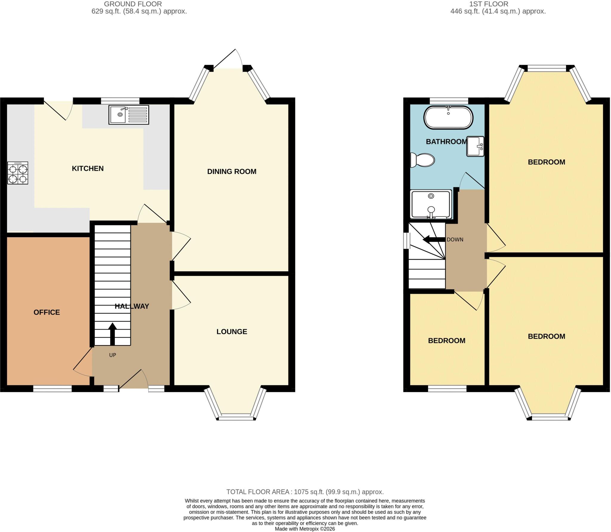 Wilcott Road, Gatley floorplan