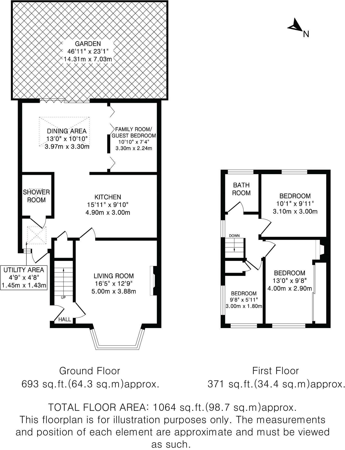 Newfields, Welwyn Garden City, Hertfordshire, AL8 floorplan
