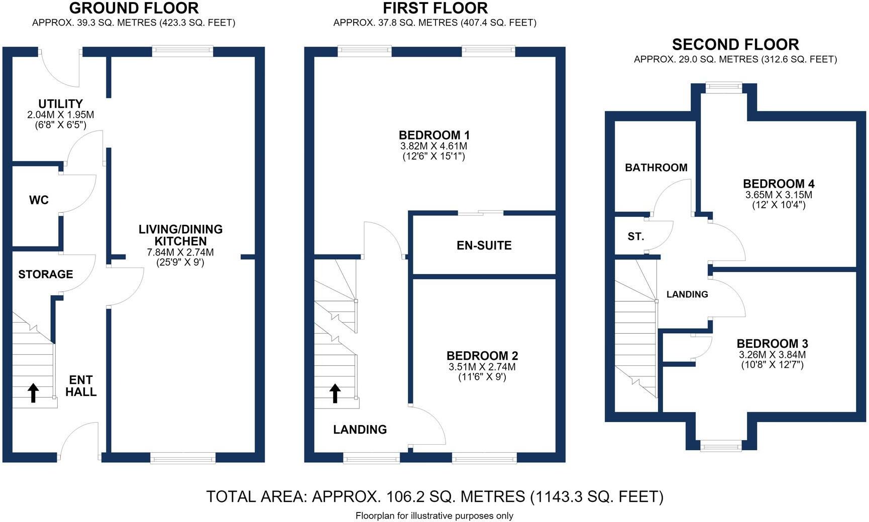 Baskerville Road, Altrincham floorplan