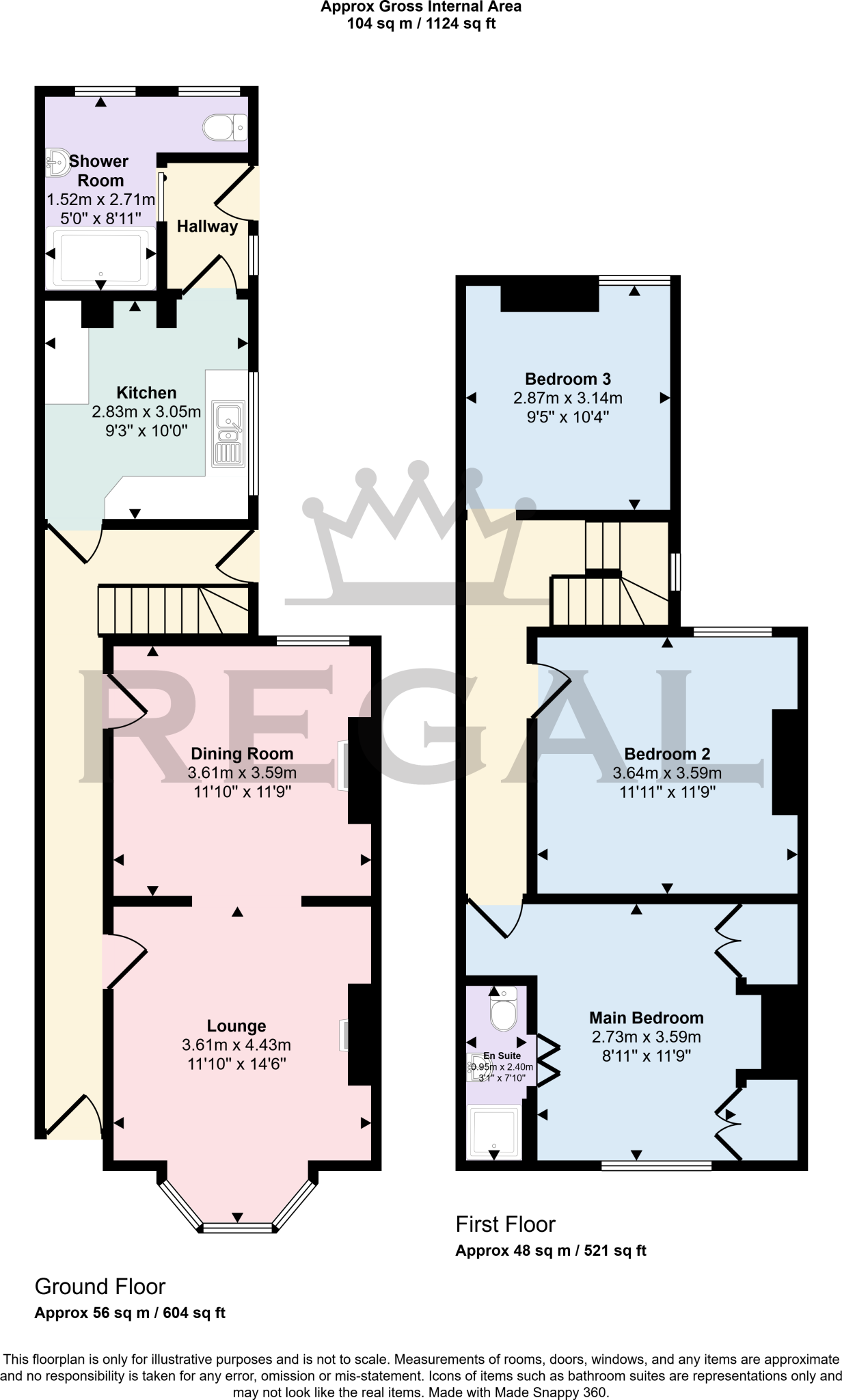 Hamilton Road, Eastleigh, SO50 floorplan