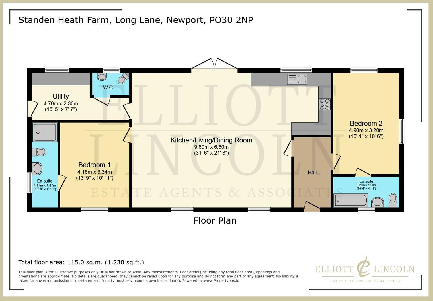 Long Lane, Newport floorplan