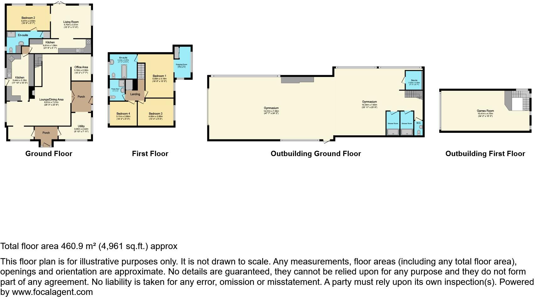Llanddowror, Carmarthen, SA33 floorplan