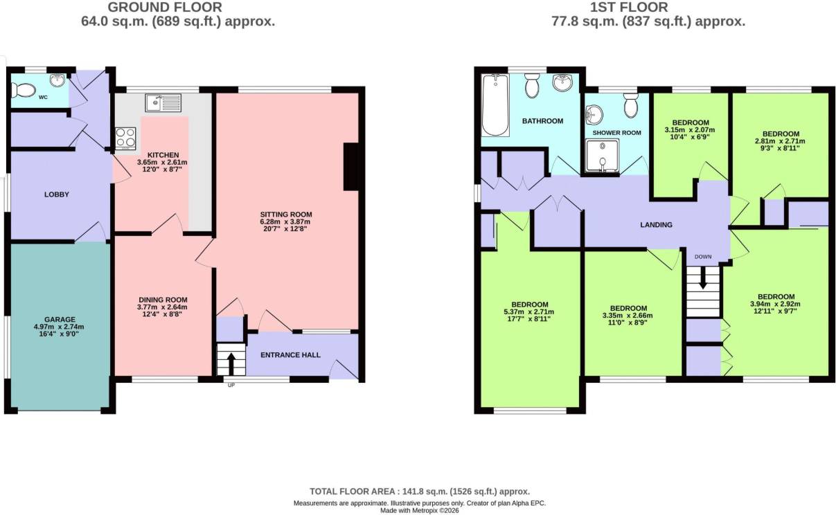 Truelocks Way, Wantage, Oxfordshire, OX12 floorplan