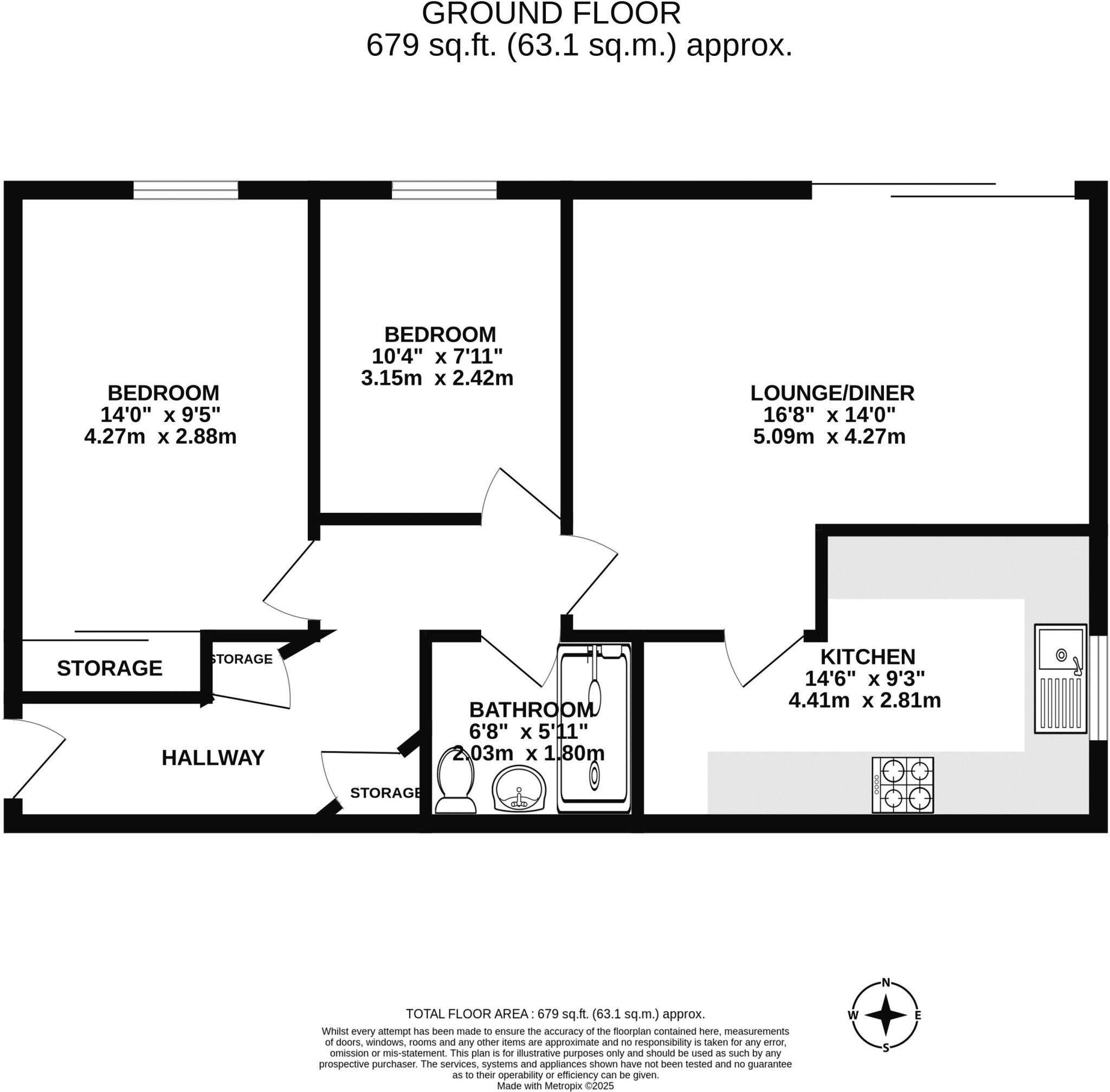 Chelmsford Mews, Swinley, Wigan floorplan
