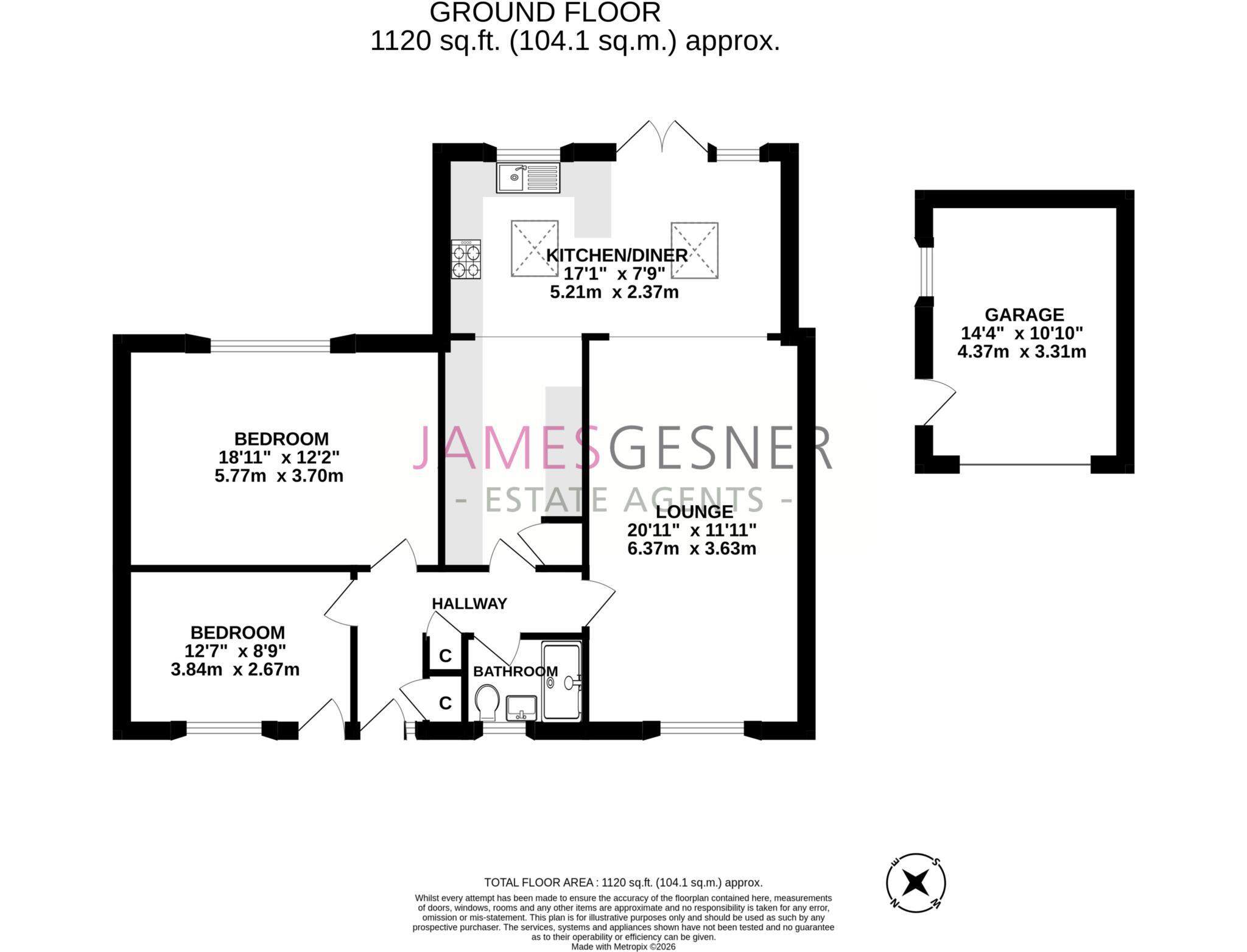 Cromwell Close, Chalgrove floorplan