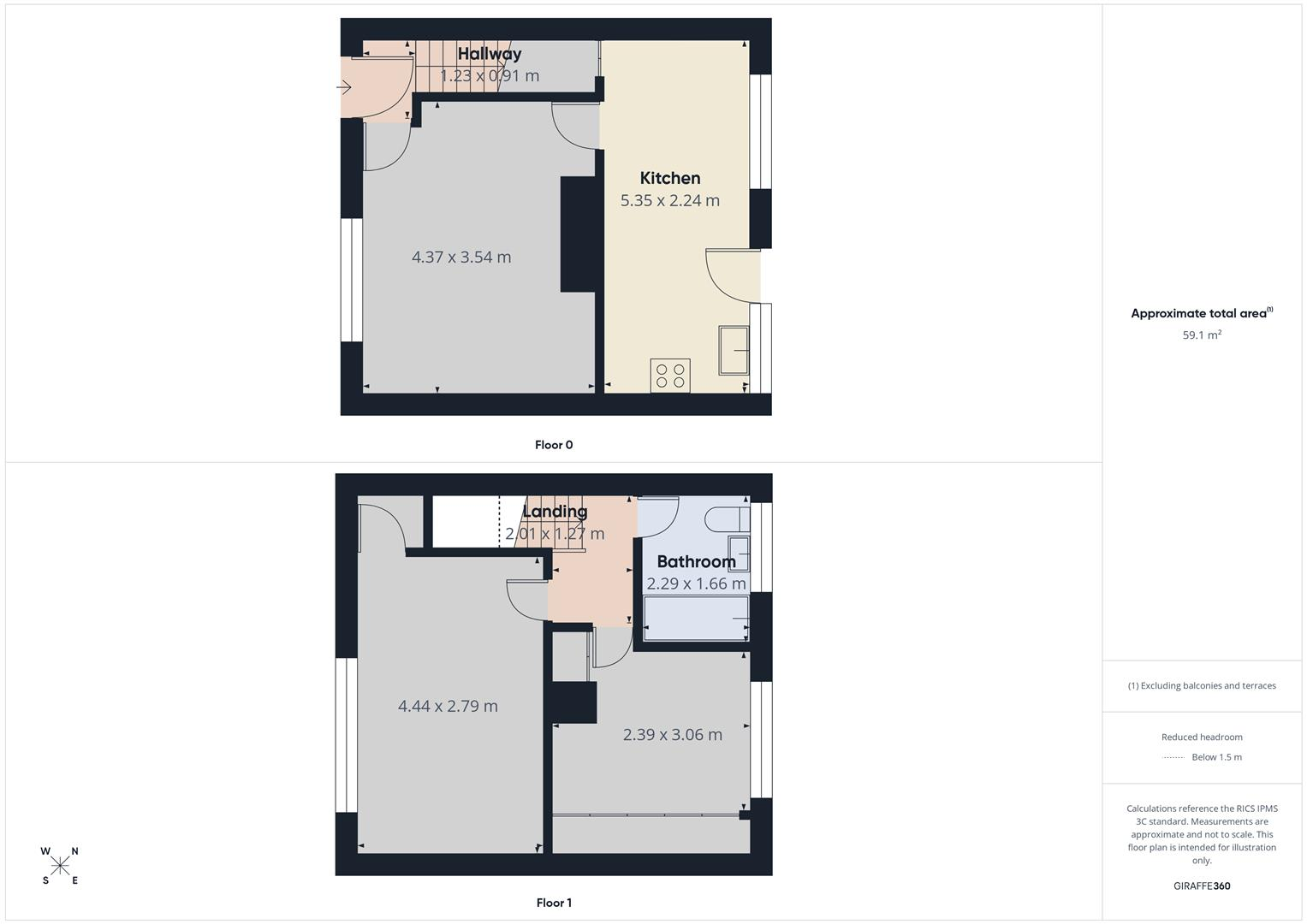 Ennerdale, Heworth, Gateshead floorplan