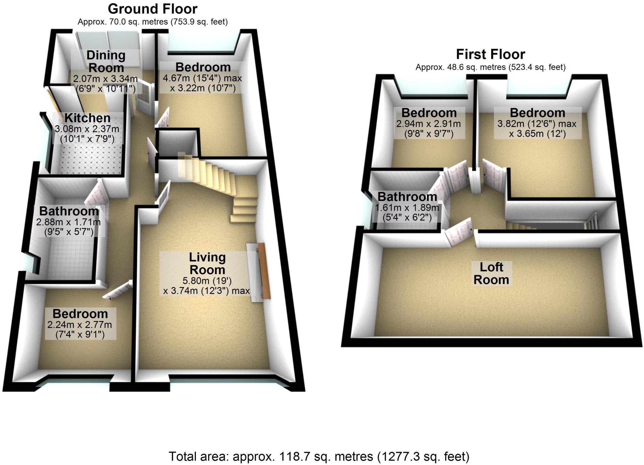 Sherwood Way, Shaw, Oldham, Greater Manchester, OL2 floorplan