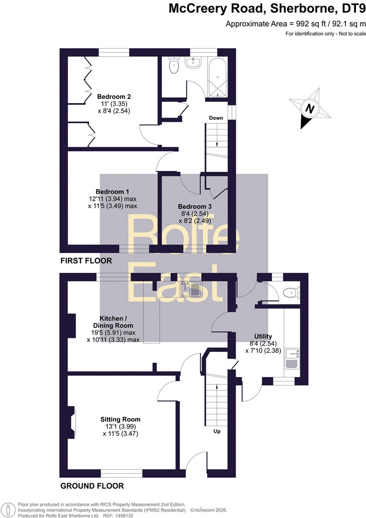 18, Mccreery Road, Sherborne floorplan