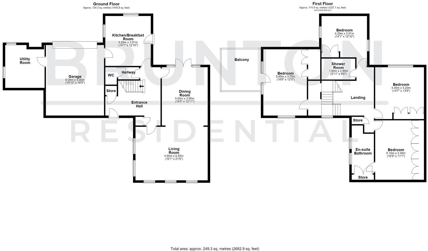 Kenton Avenue, Gosforth, NE3 floorplan
