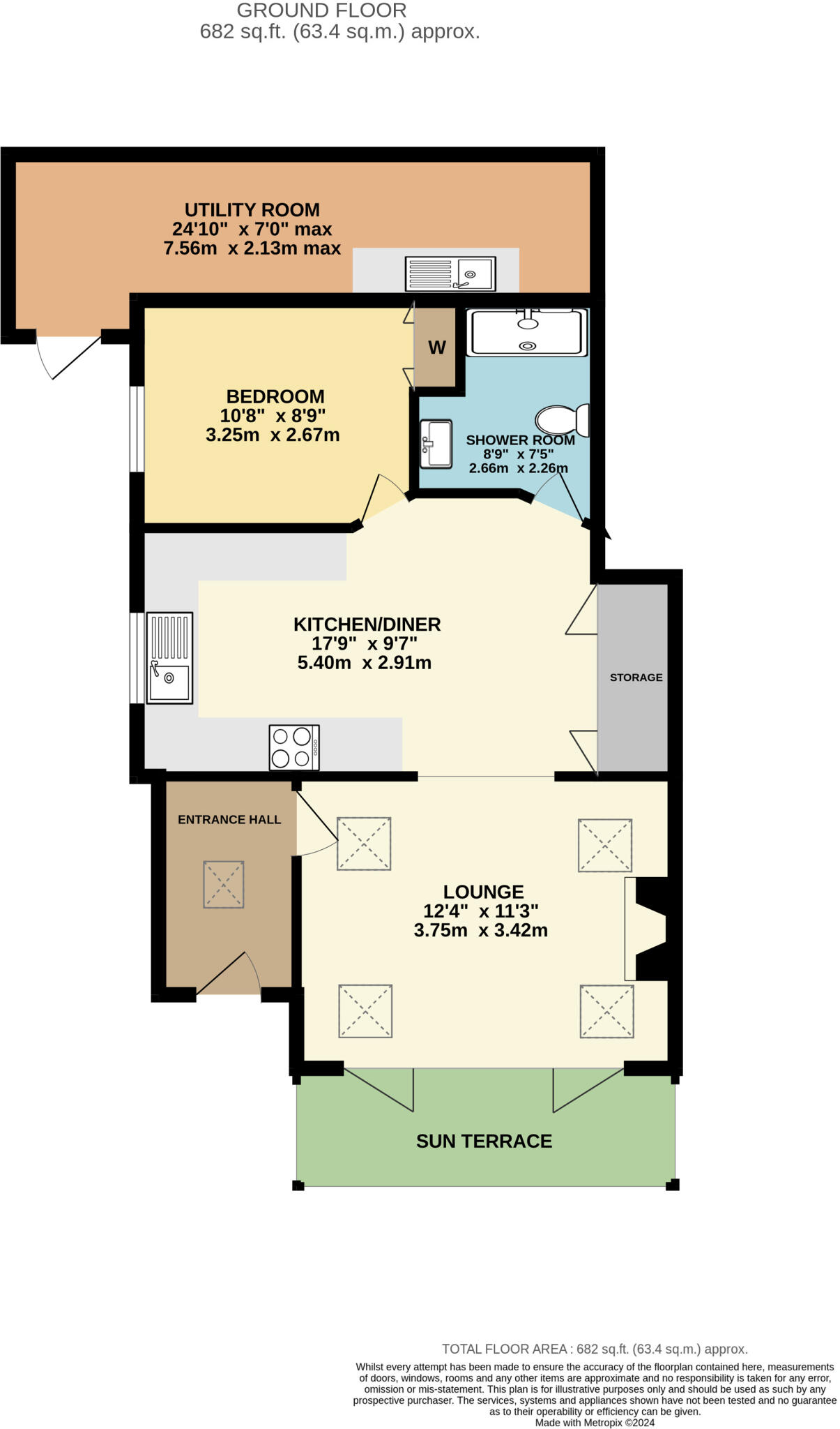 St. Davids Close, Woodford, Bude, Cornwall, EX23 floorplan