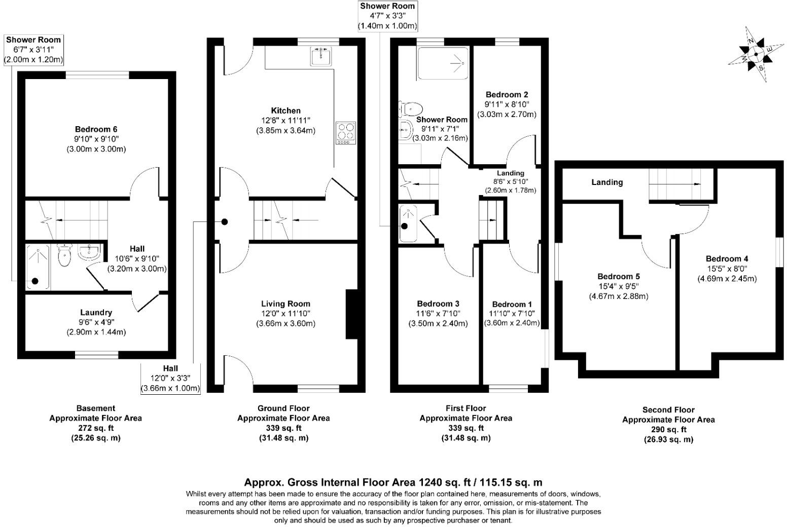 72 Pickmere Road, Sheffield S10 1GZ floorplan