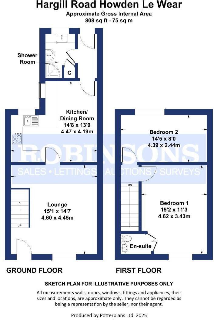 Hargill Road, Howden Le Wear, Crook floorplan