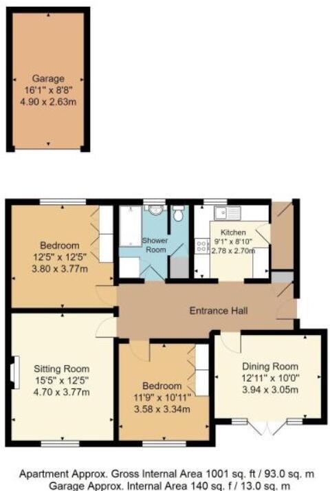Molyneux Park Road, Tunbridge Wells floorplan