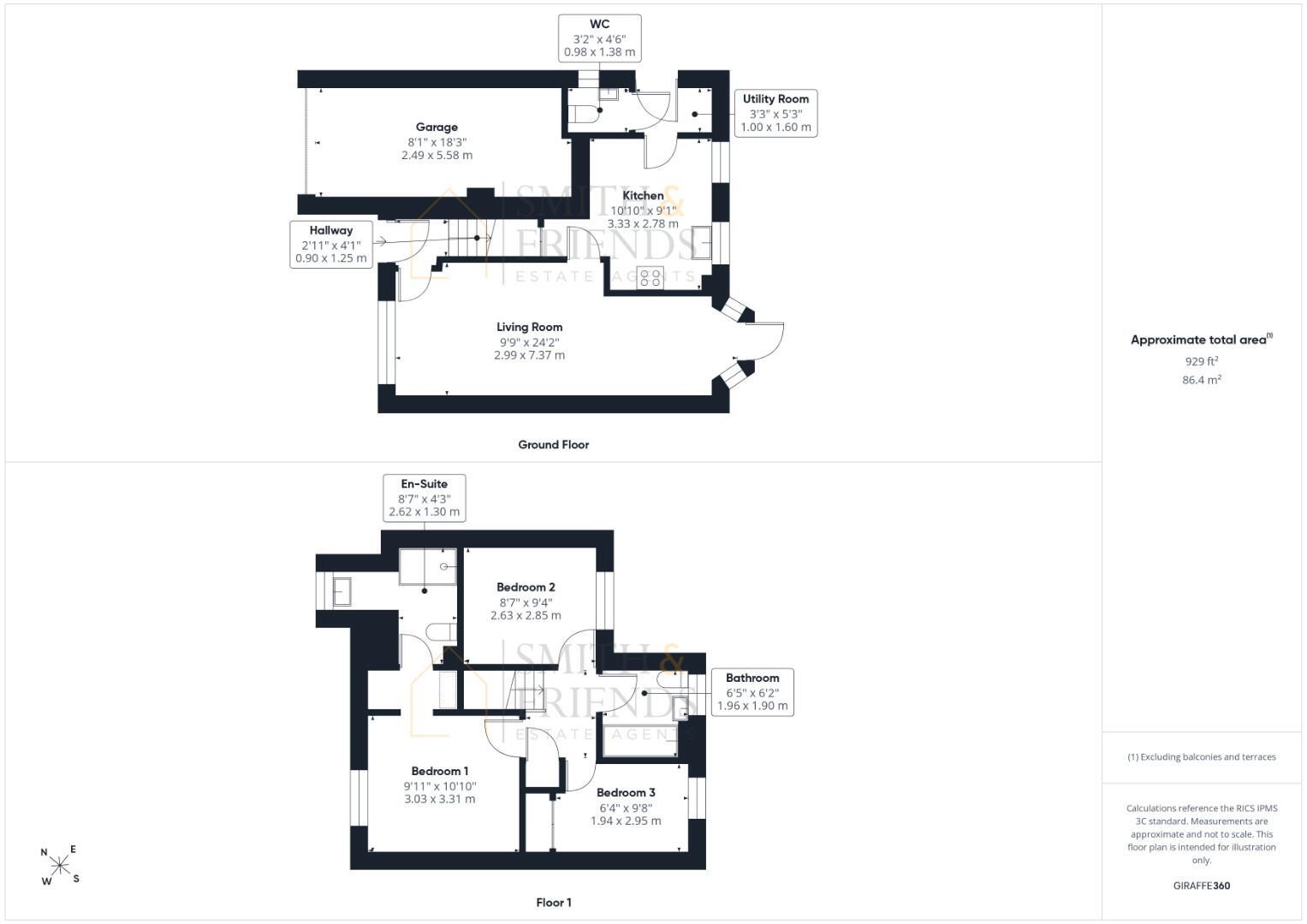 Luccombe Close, Ingleby Barwick, Stockton-On-Tees floorplan