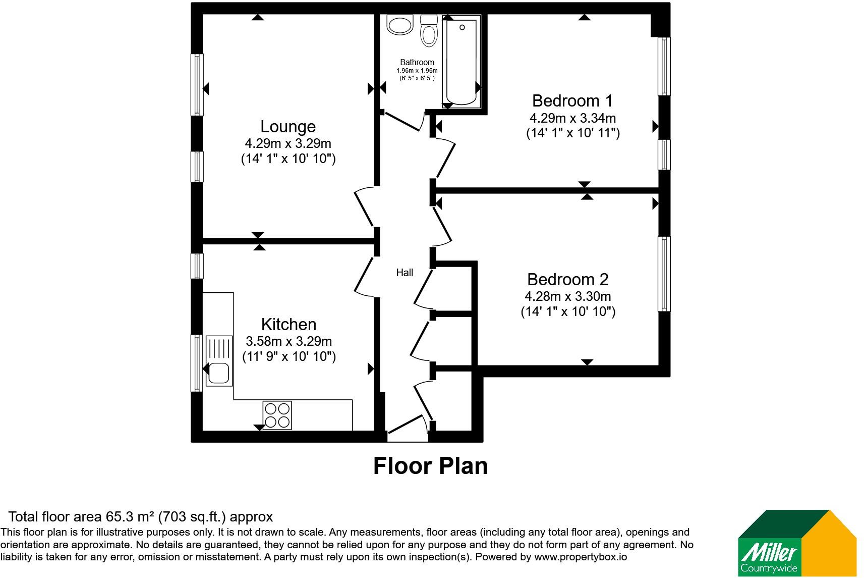 Chy Pons, St. Austell, Cornwall, PL25 floorplan