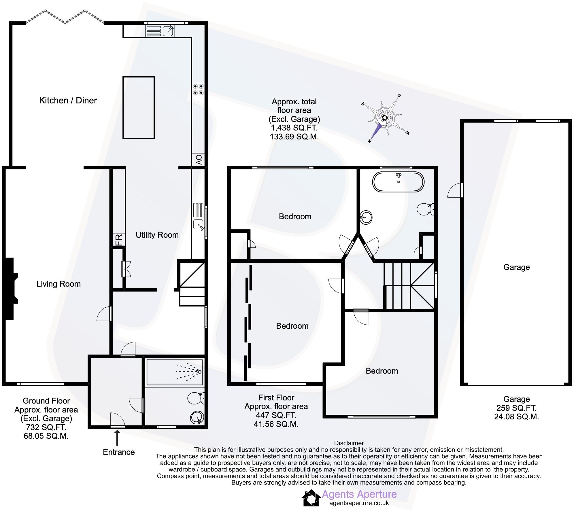 Lancaster Drive, Hornchurch, RM12 floorplan