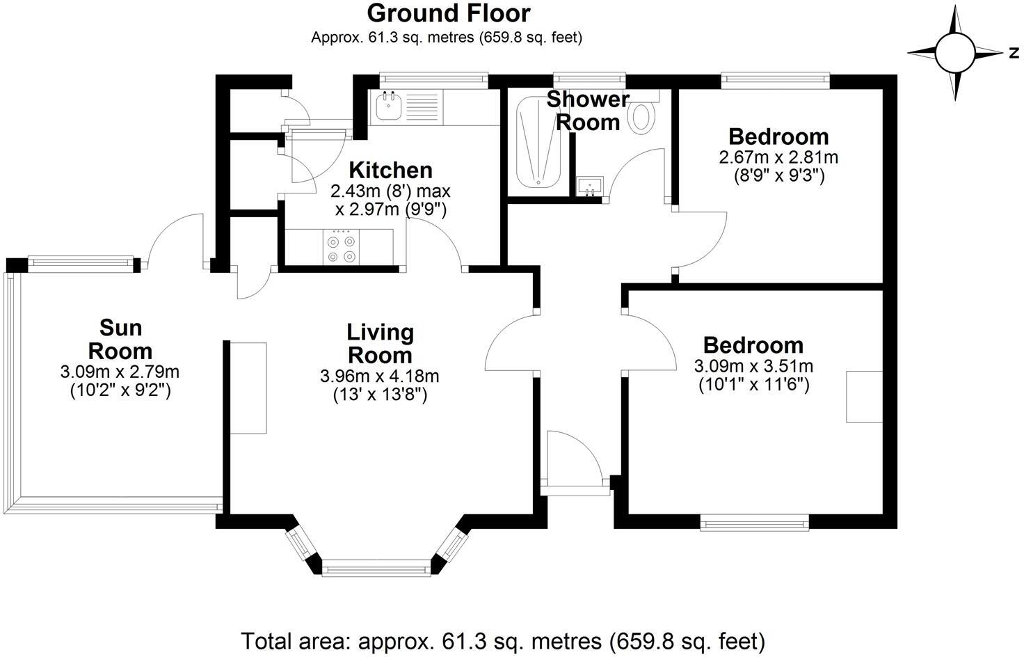 Haven Road, Leiston floorplan