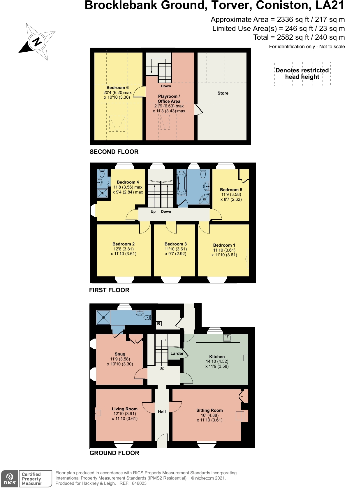 Brocklebank Ground, Torver, Coniston, Cumbria, LA21 8BS floorplan