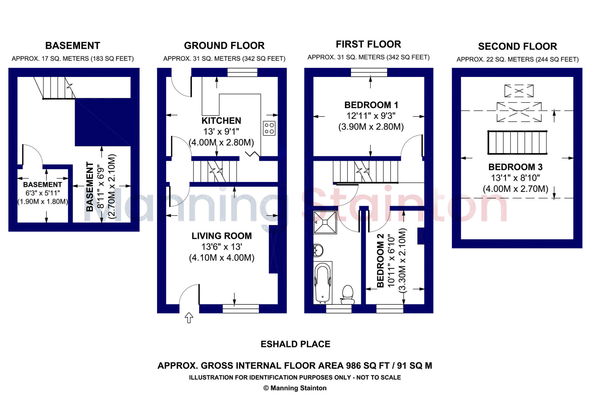 Eshald Place, Woodlesford, Leeds, West Yorkshire floorplan