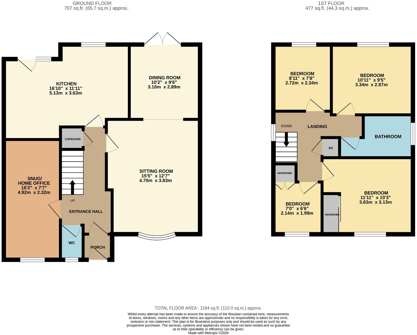 Swift Close, Deeping St James, PE6 floorplan