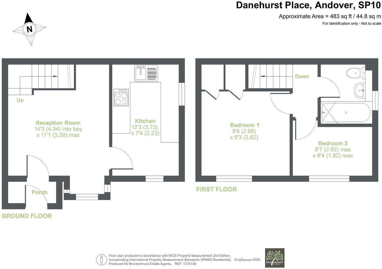 Danehurst Place, Andover, SP10 3NL floorplan